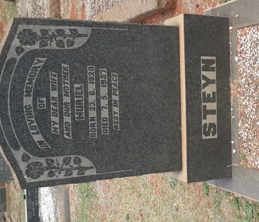 STEYN Muriel 1928-1957