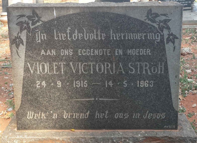 STRÖH Violet Victoria 1915-1963