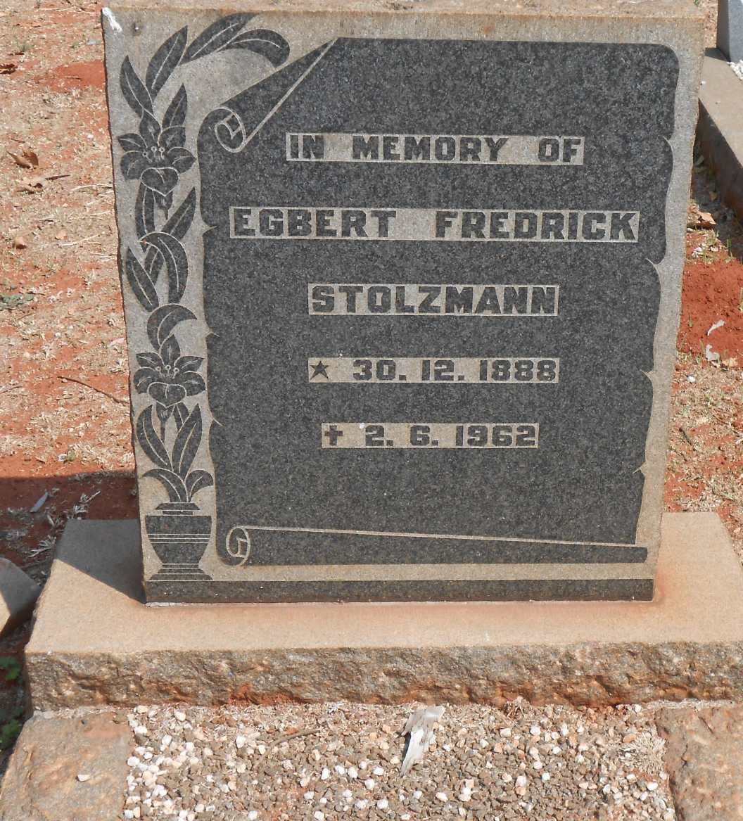 STOLZMANN Egbert Fredrick 1888-1962