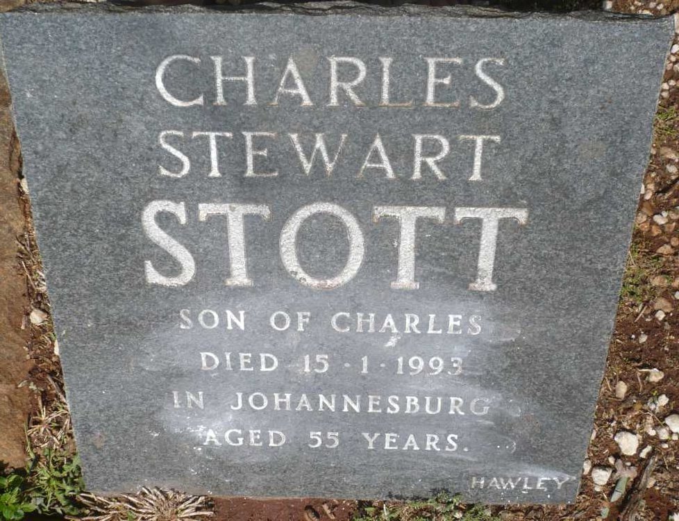 STOTT Charles Stewart -1993