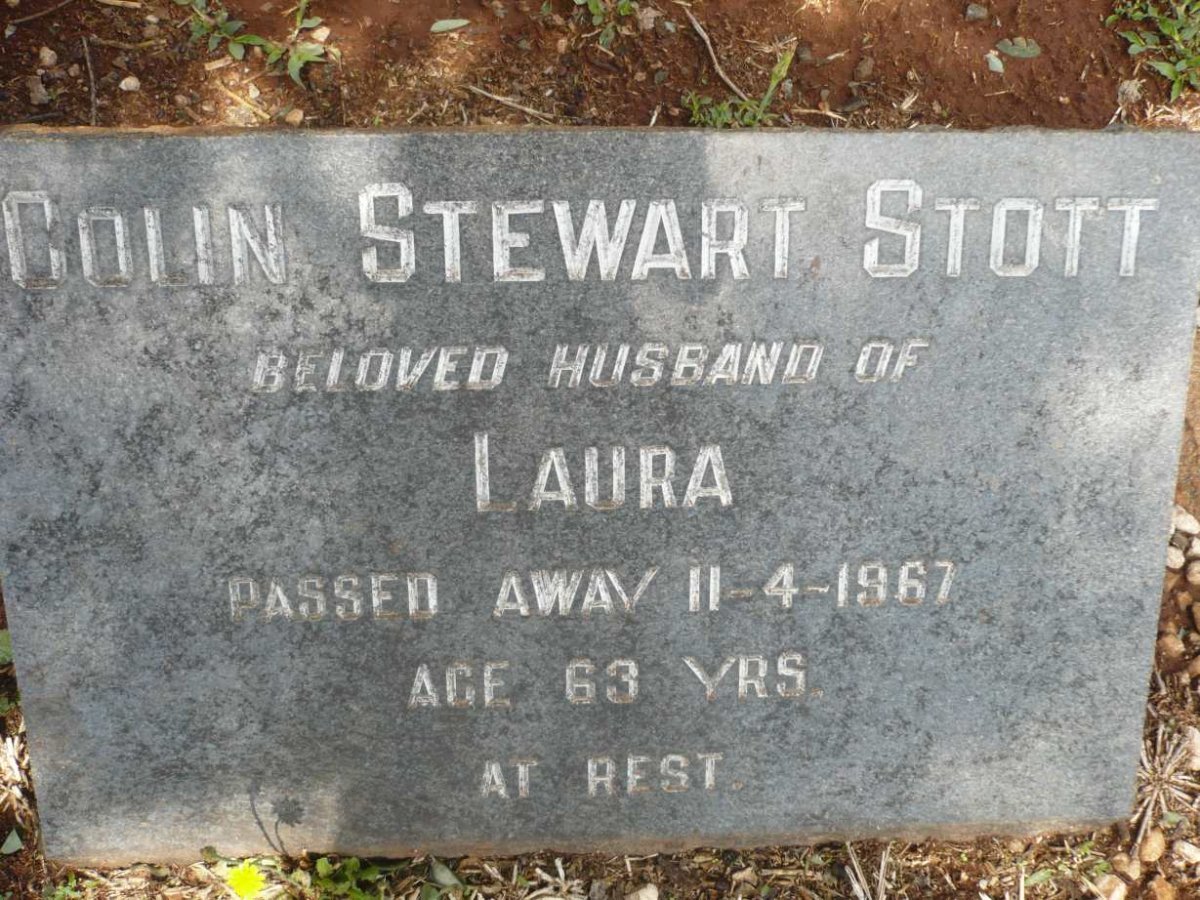 STOTT Colin Stewart -1967