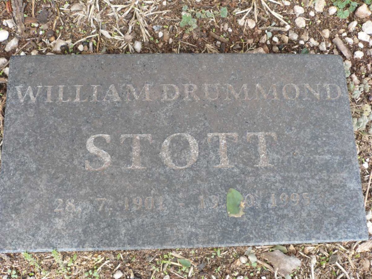 STOTT William Drummond 1901-1995