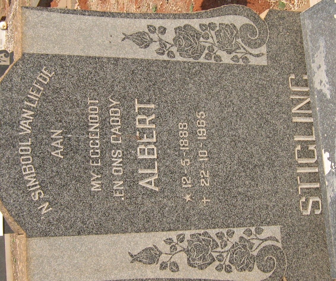 STIGLING Albert 1888-1965