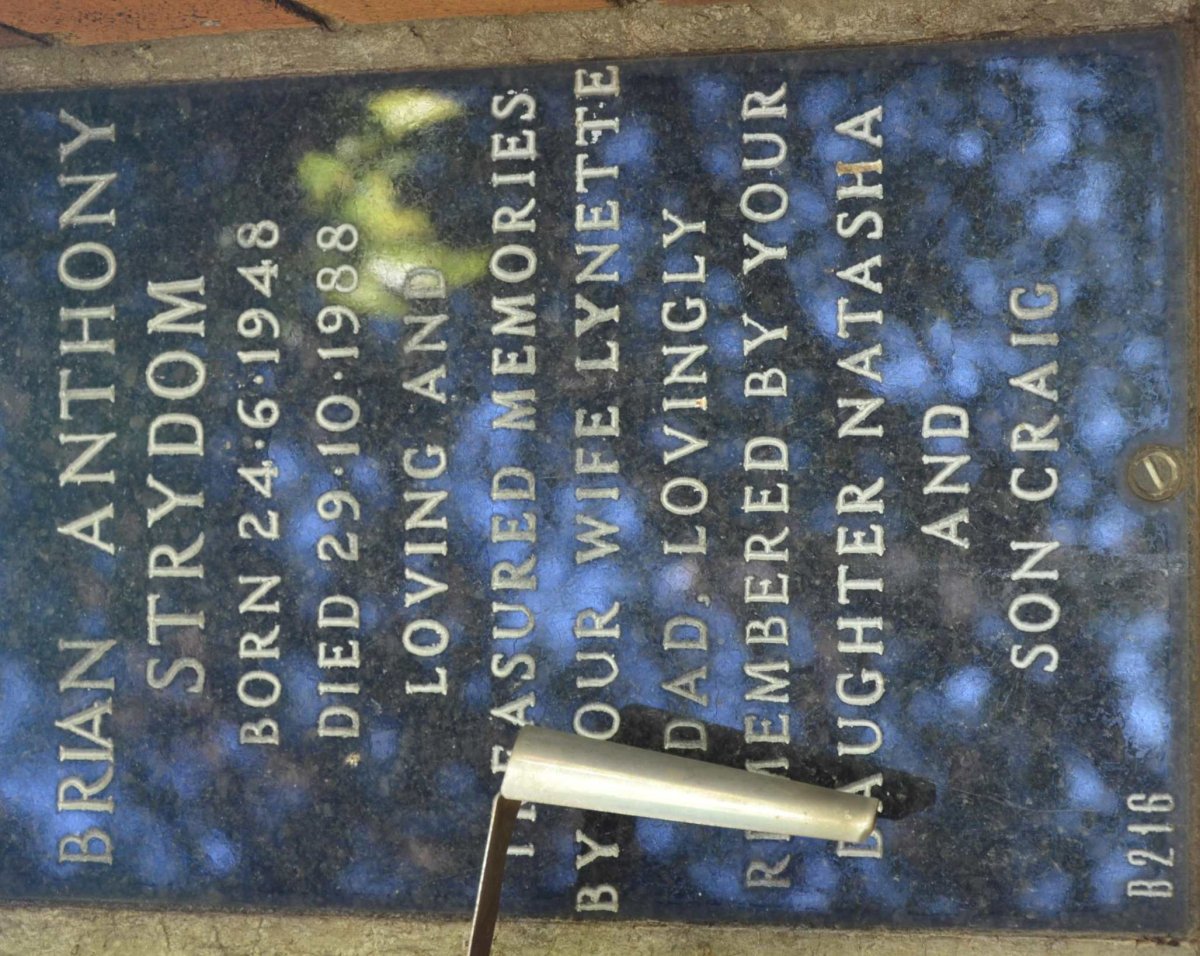 STRYDOM Brian Anthony 1948-1988