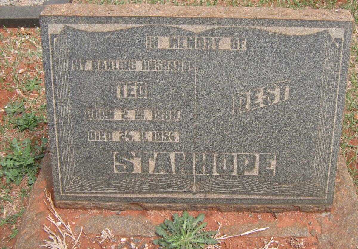 STANHOPE Ted 1898-1954