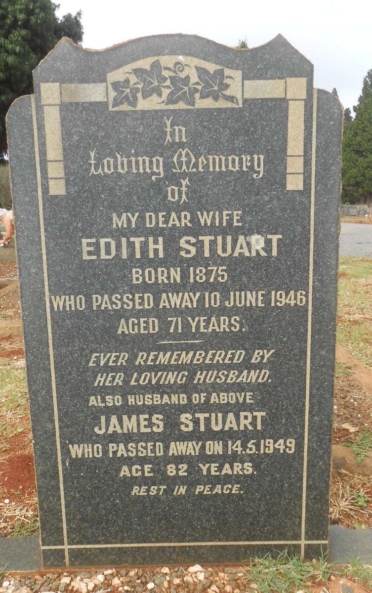 STUART James -1949 &amp; Edith 1875-1946