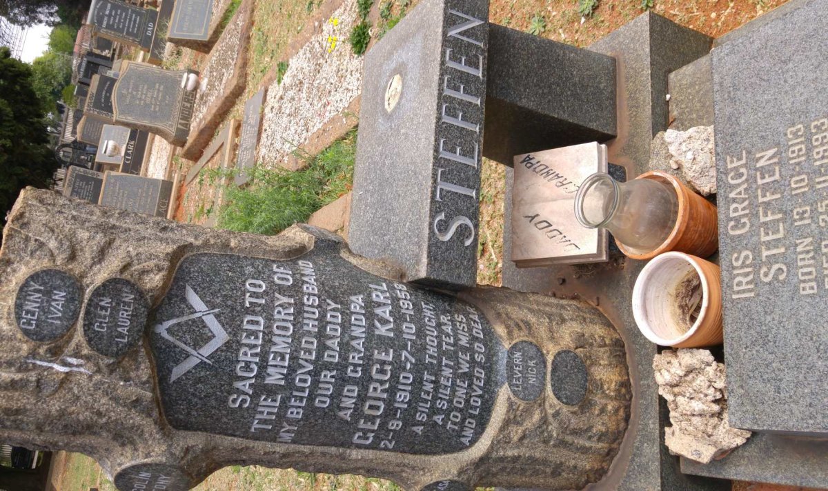 STEFFEN George Karl 1910-1958 &amp; Iris Grace 1913-1993