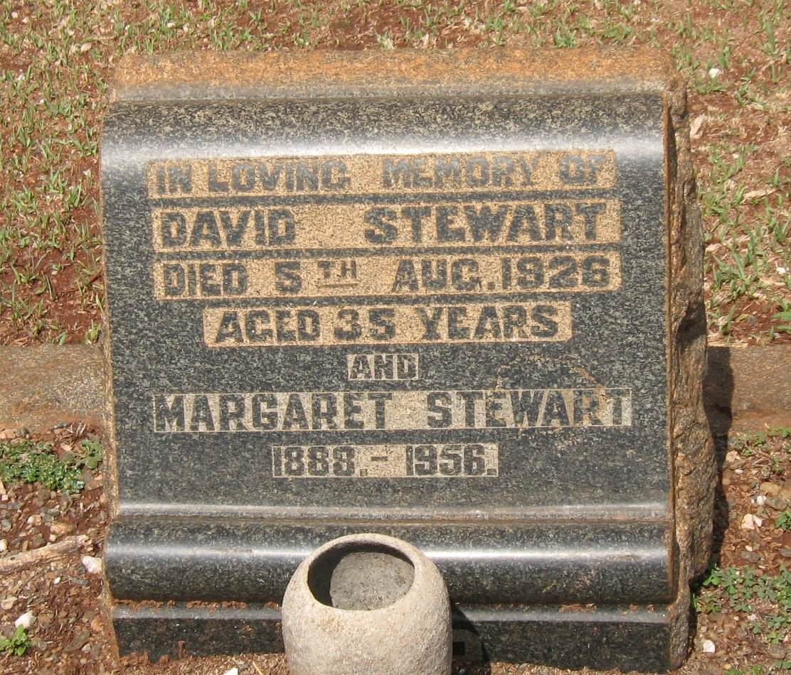 STEWART David -1926 &amp; Margaret 1888-1956