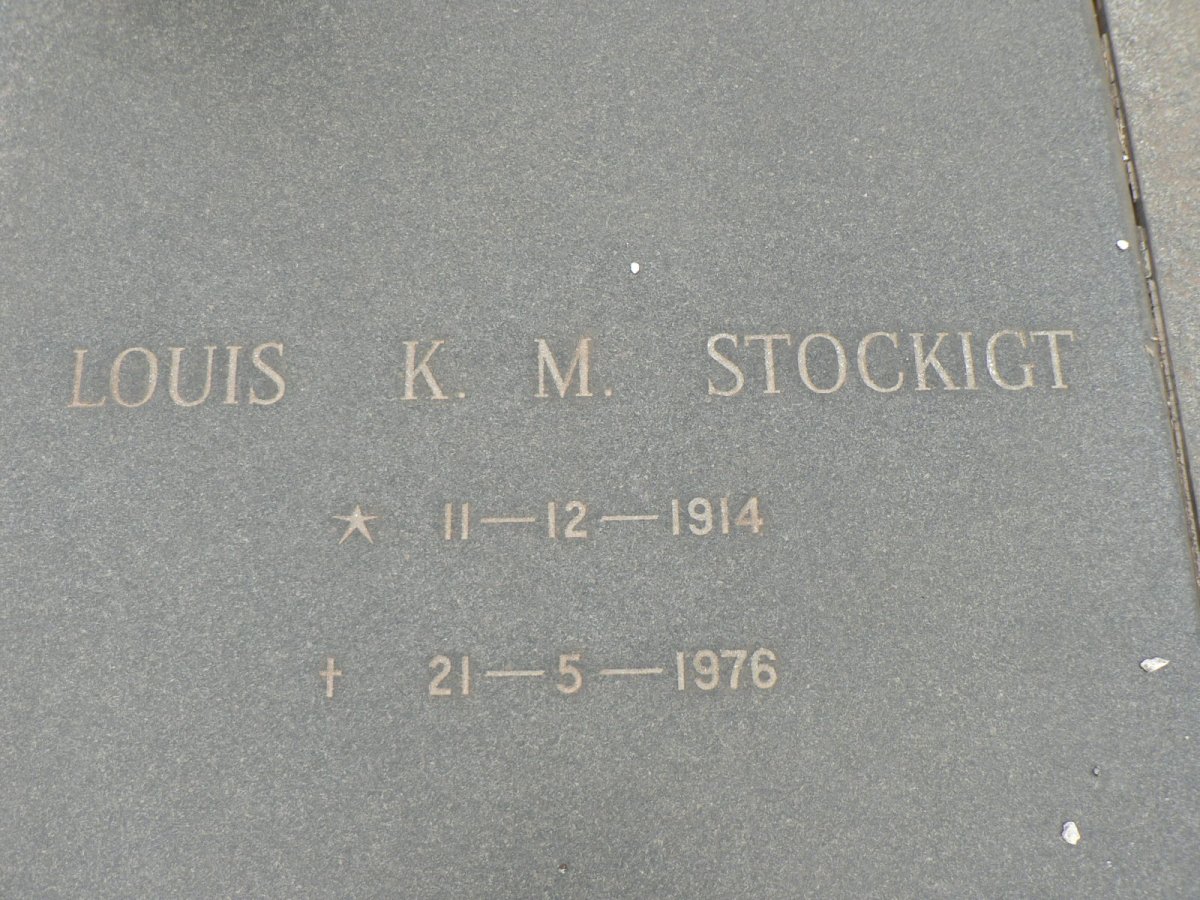 STOCKIGT Louis K.M. 1914-1976