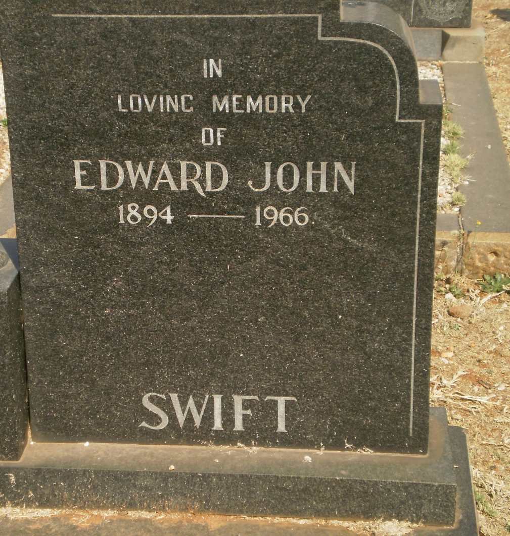 SWIFT Edward John 1894-1966
