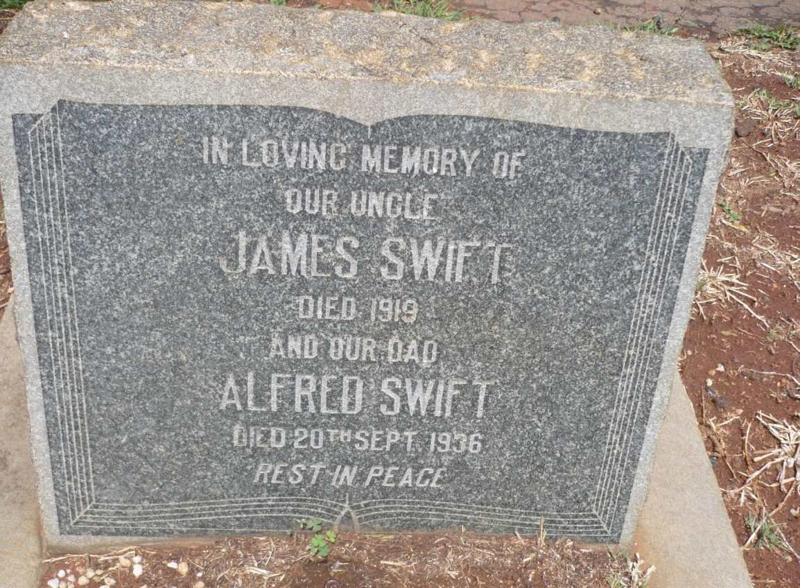 SWIFT James -1919 :: SWIFT Alfred -1936
