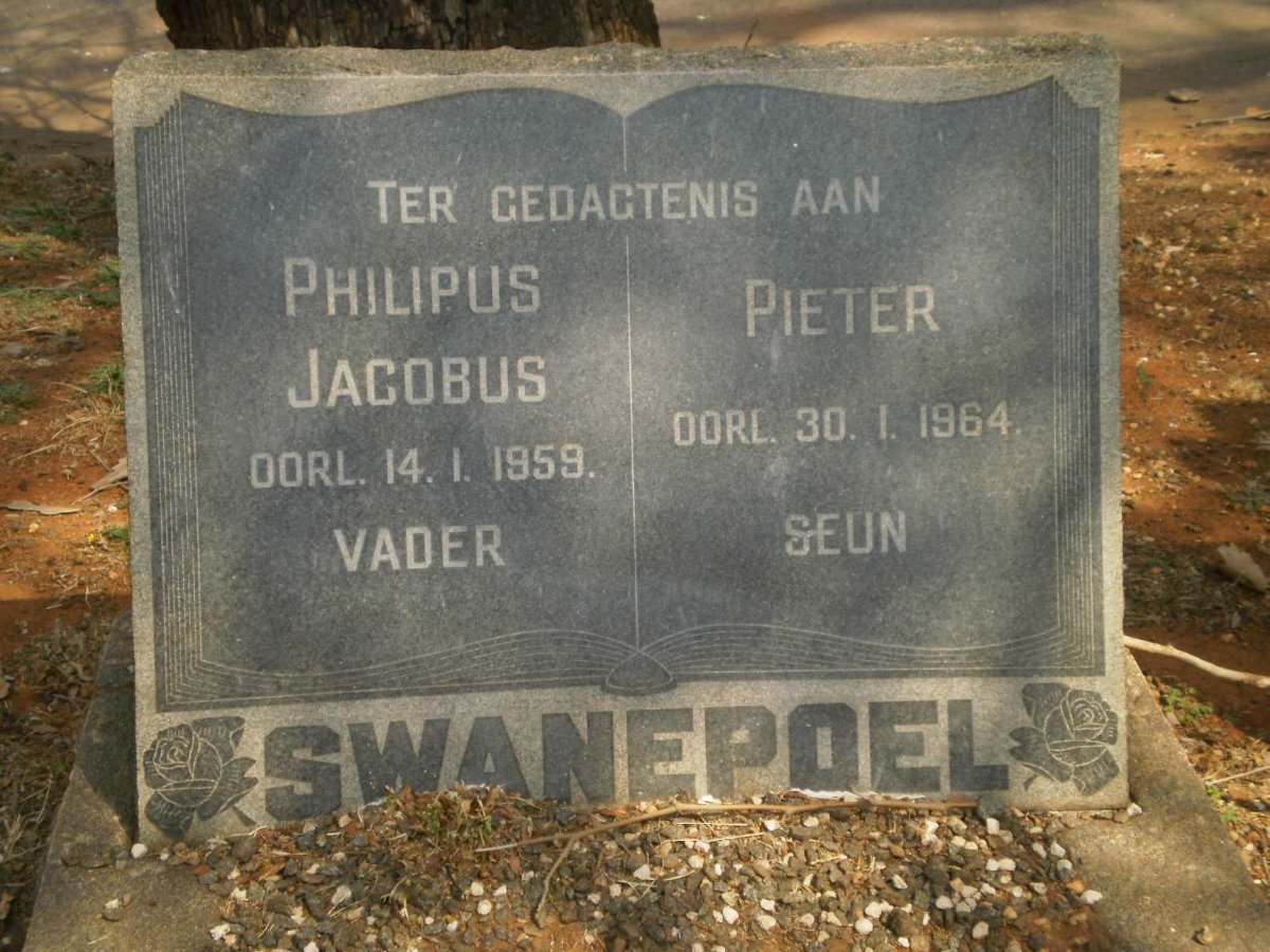 SWANEPOEL Philipus Jacobus -1959 :: SWANEPOEL Pieter -1964
