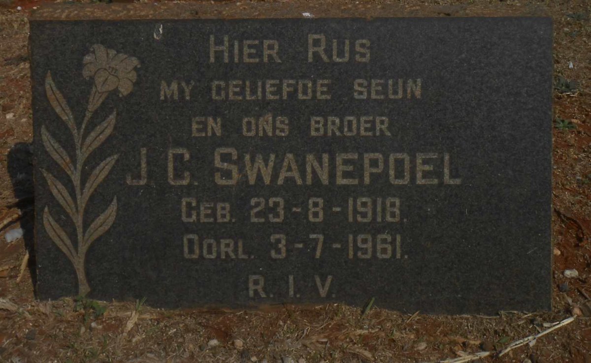SWANEPOEL J.C. 1918-1961