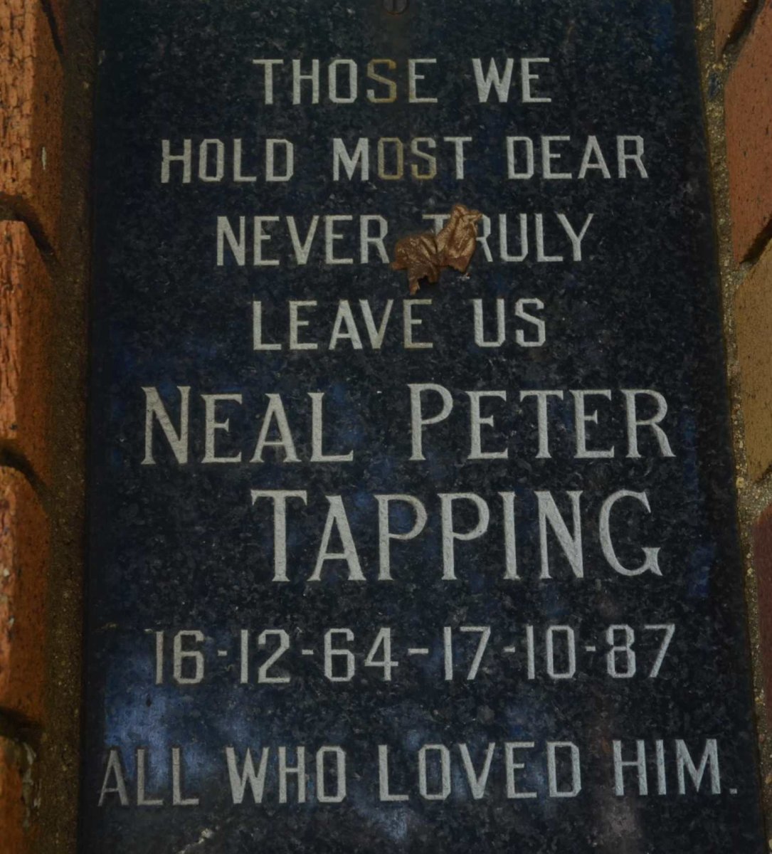 TAPPING Neal Peter 1964-1987