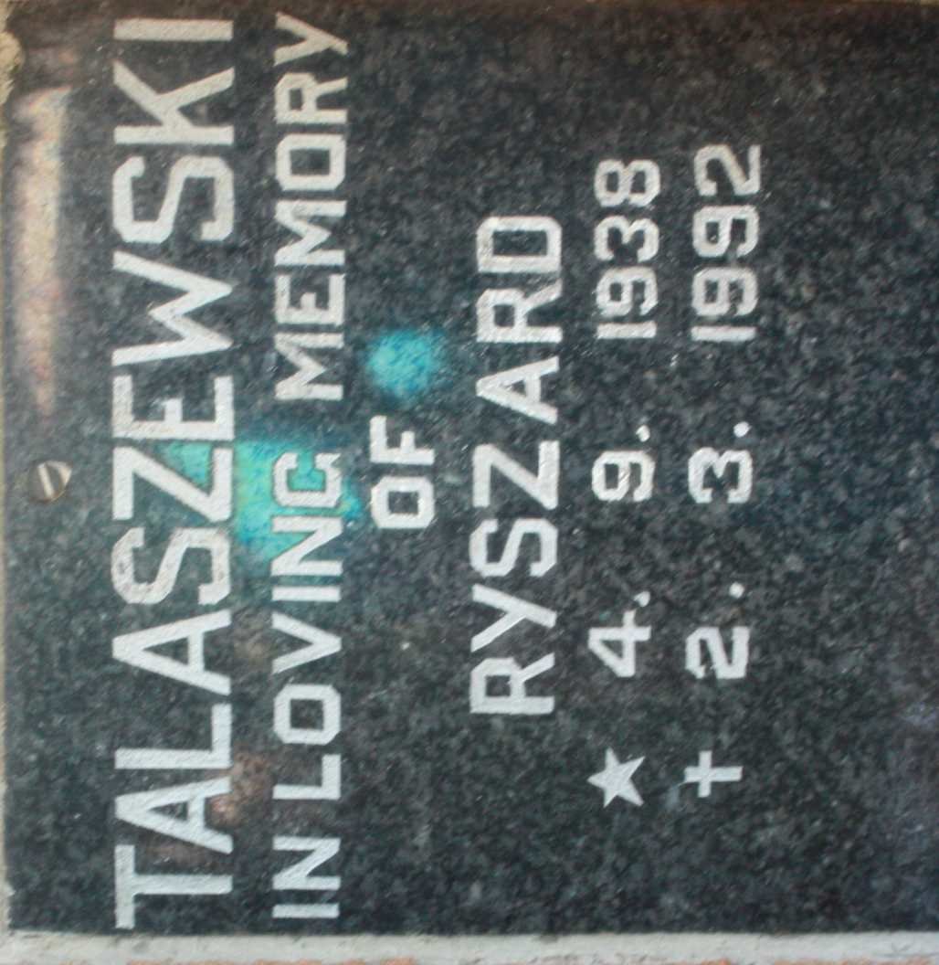 TALASZEWSKI Ryszard 1938-1992