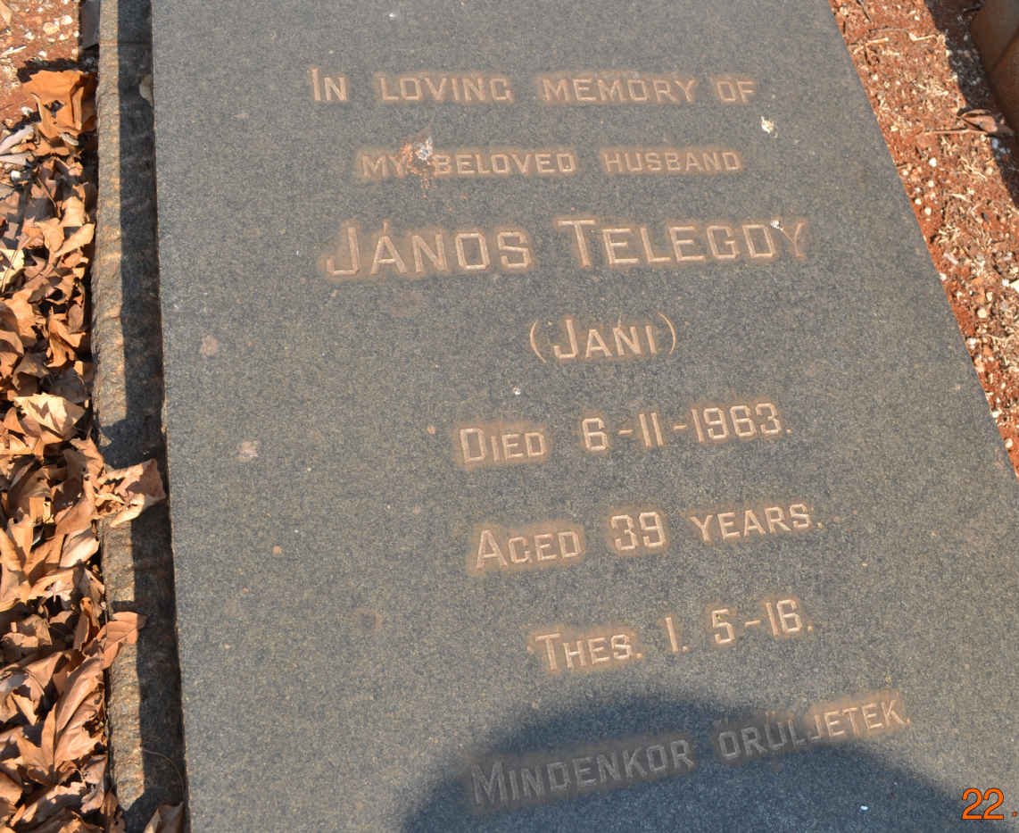 TELEGDY János -1963
