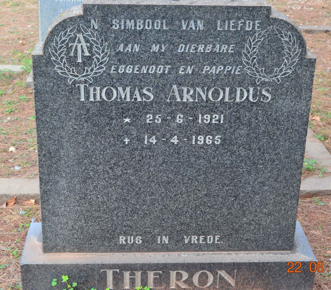 THERON Thomas Arnoldus 1921-1965