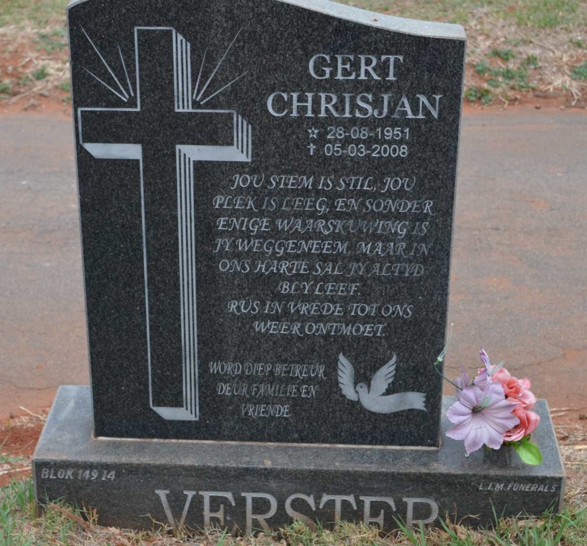 VERSTER Gert Chrisjan 1951-2008