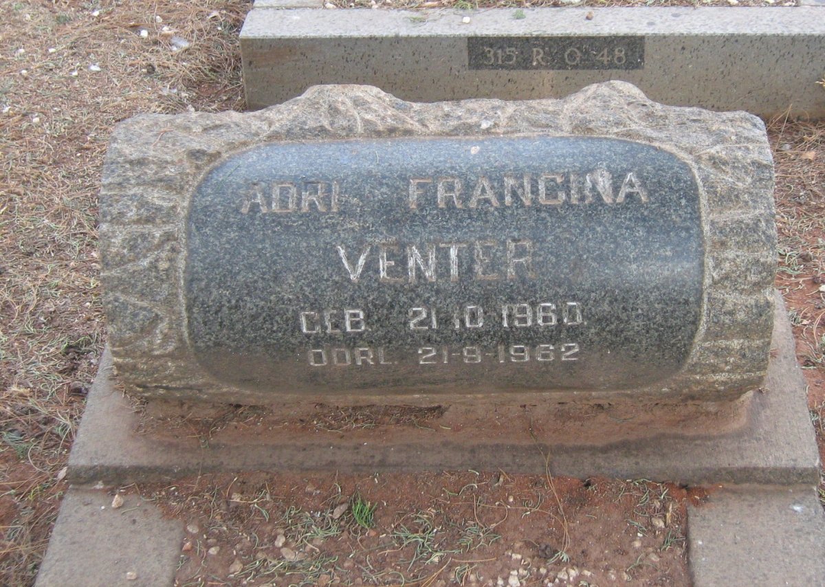 VENTER Adri Francina 1960-1962