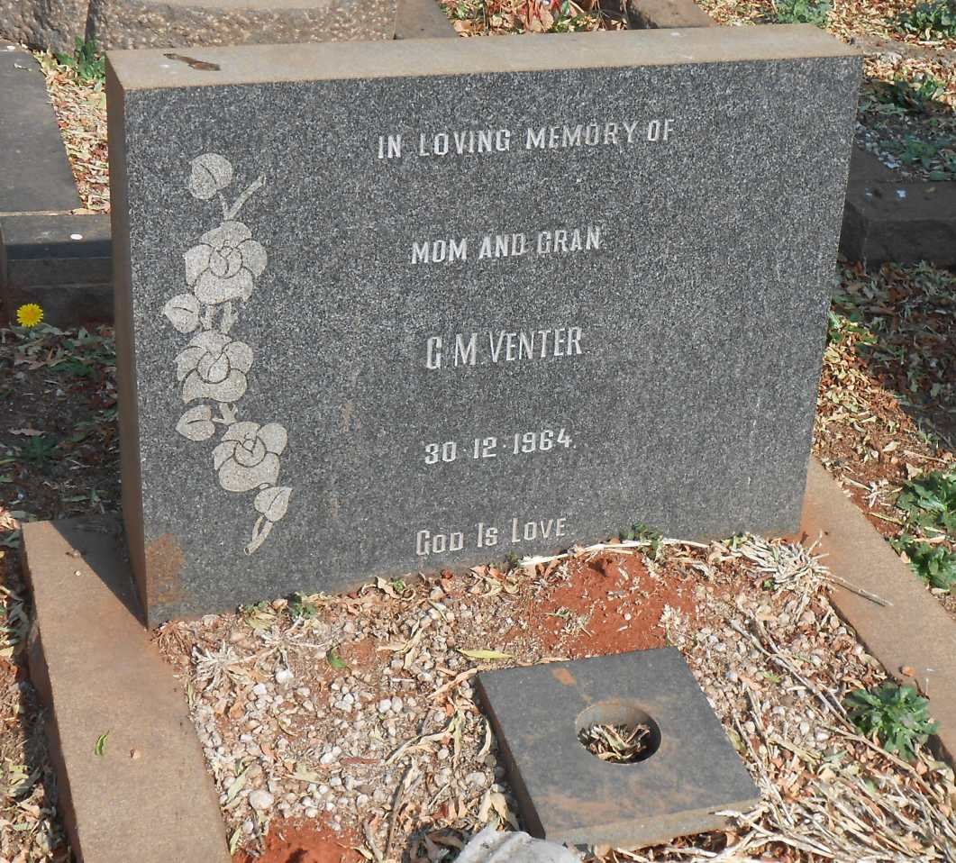 VENTER G.M. -1964