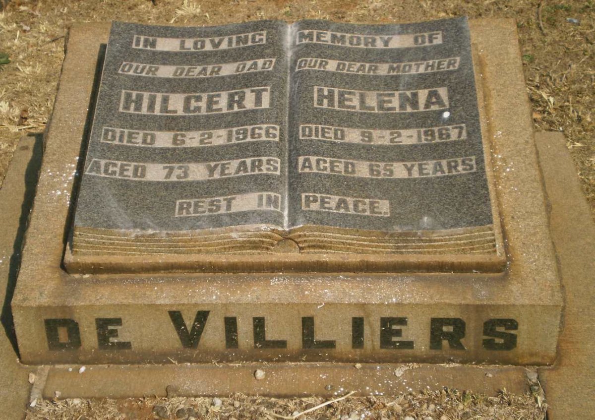 VILLIERS Hilgert, de -1966 &amp; Helena -1967