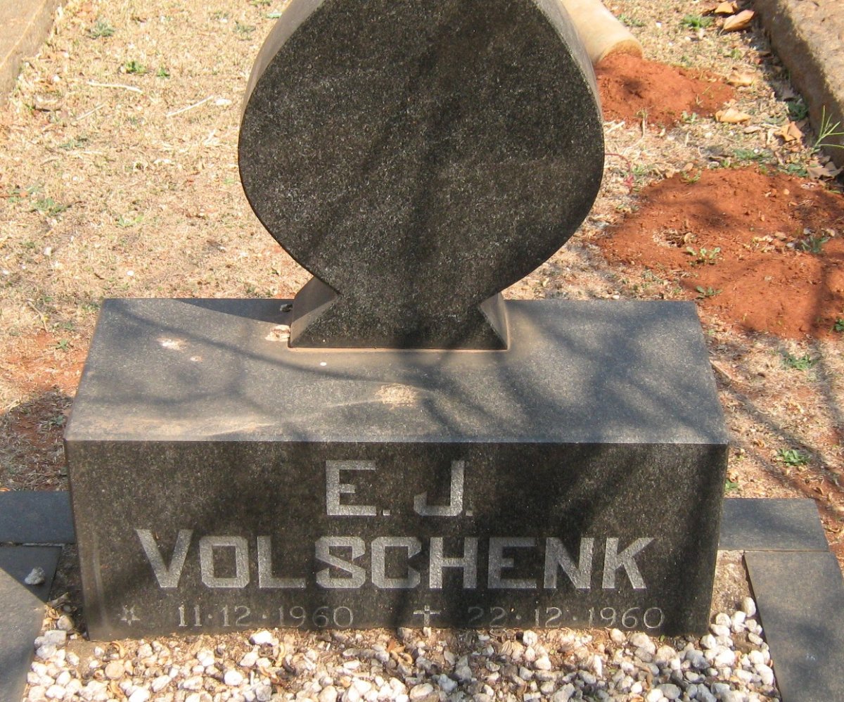 VOLSCHENK E.J. 1960-1960