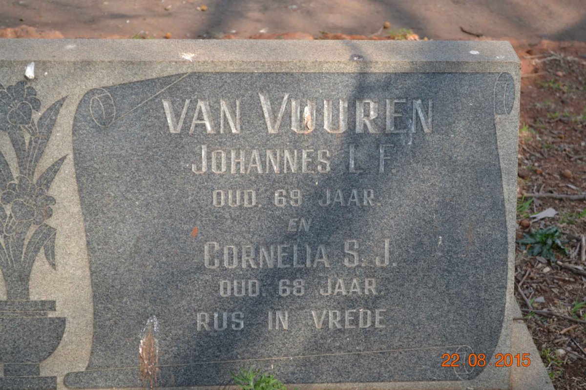 VUUREN Johannes L.F., van &amp; Cornelia S.J.