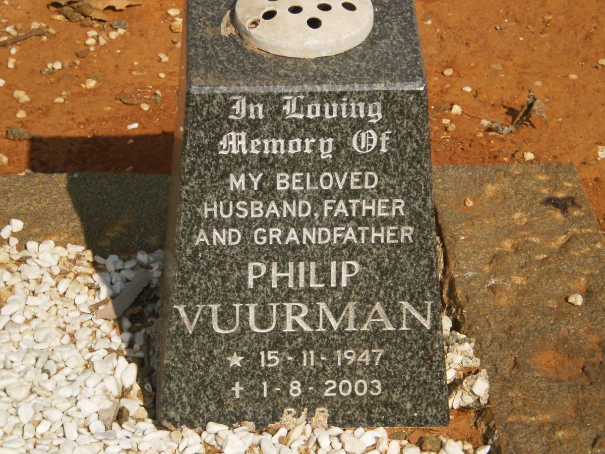 VUURMAN Philip 1947-2003