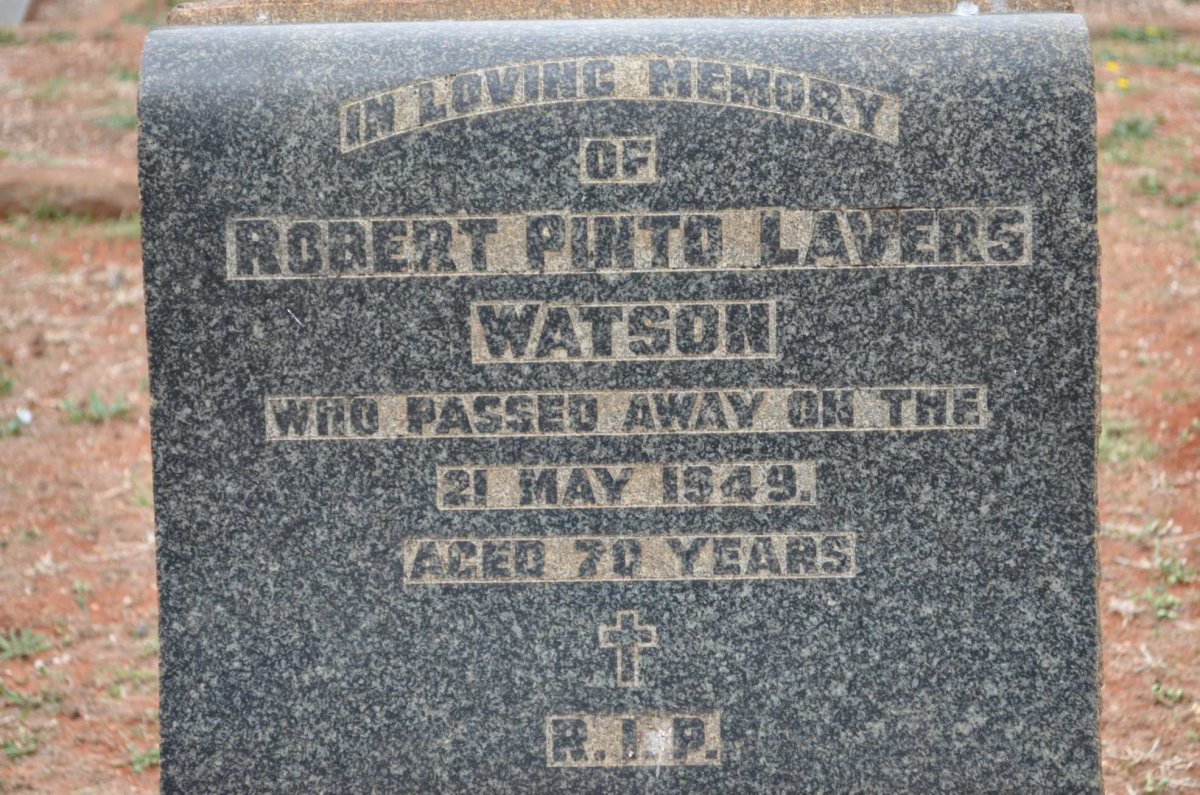 WATSON Robert Pinto Lavers -1949