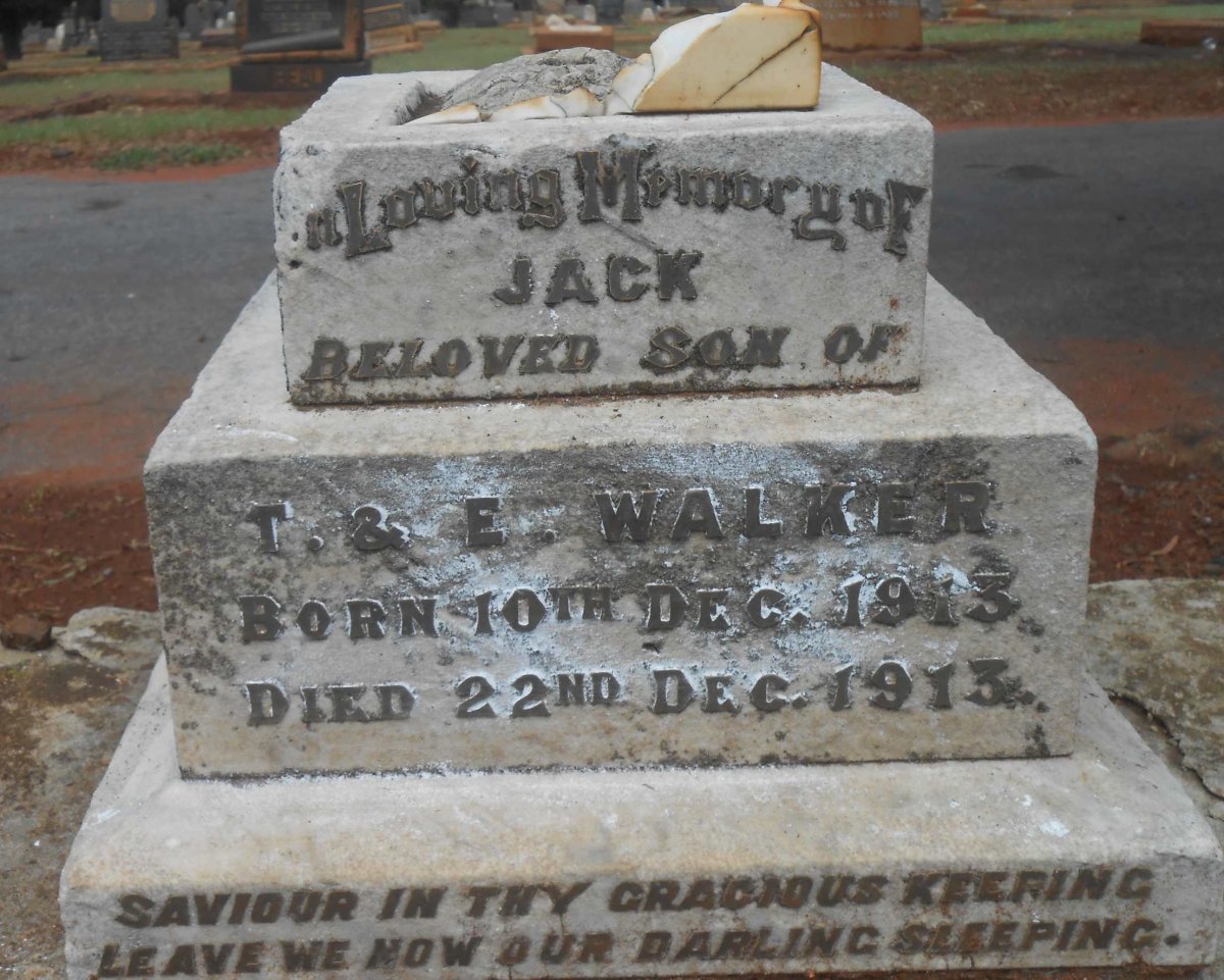 WALKER Jack 1913-1913