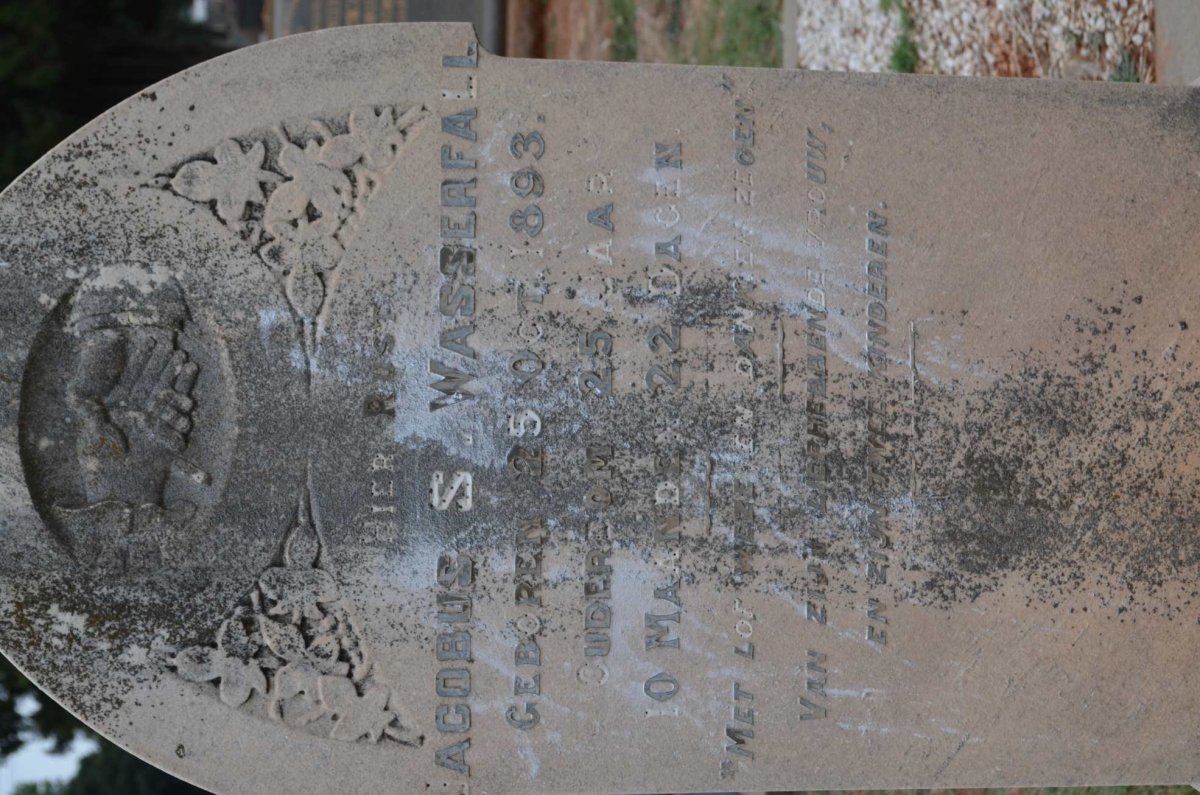 WASSERFALL Jacobus S. 1893-