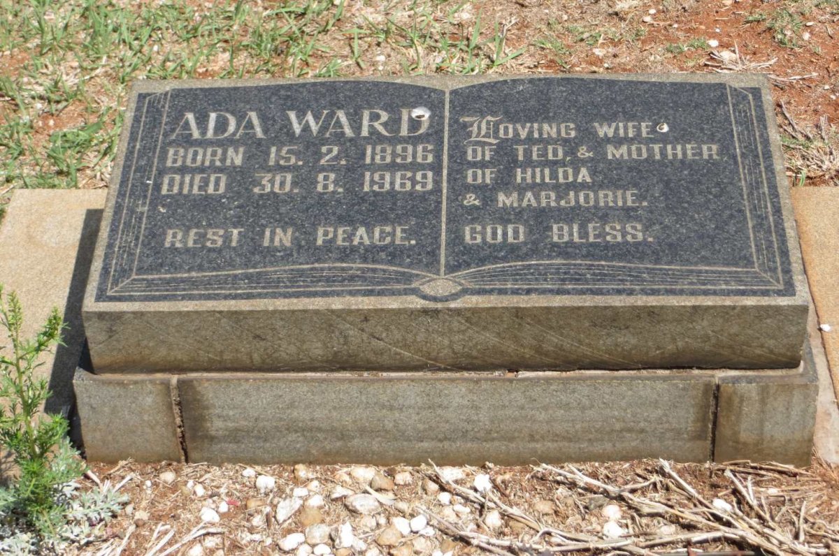 WARD Ada 1896-1969