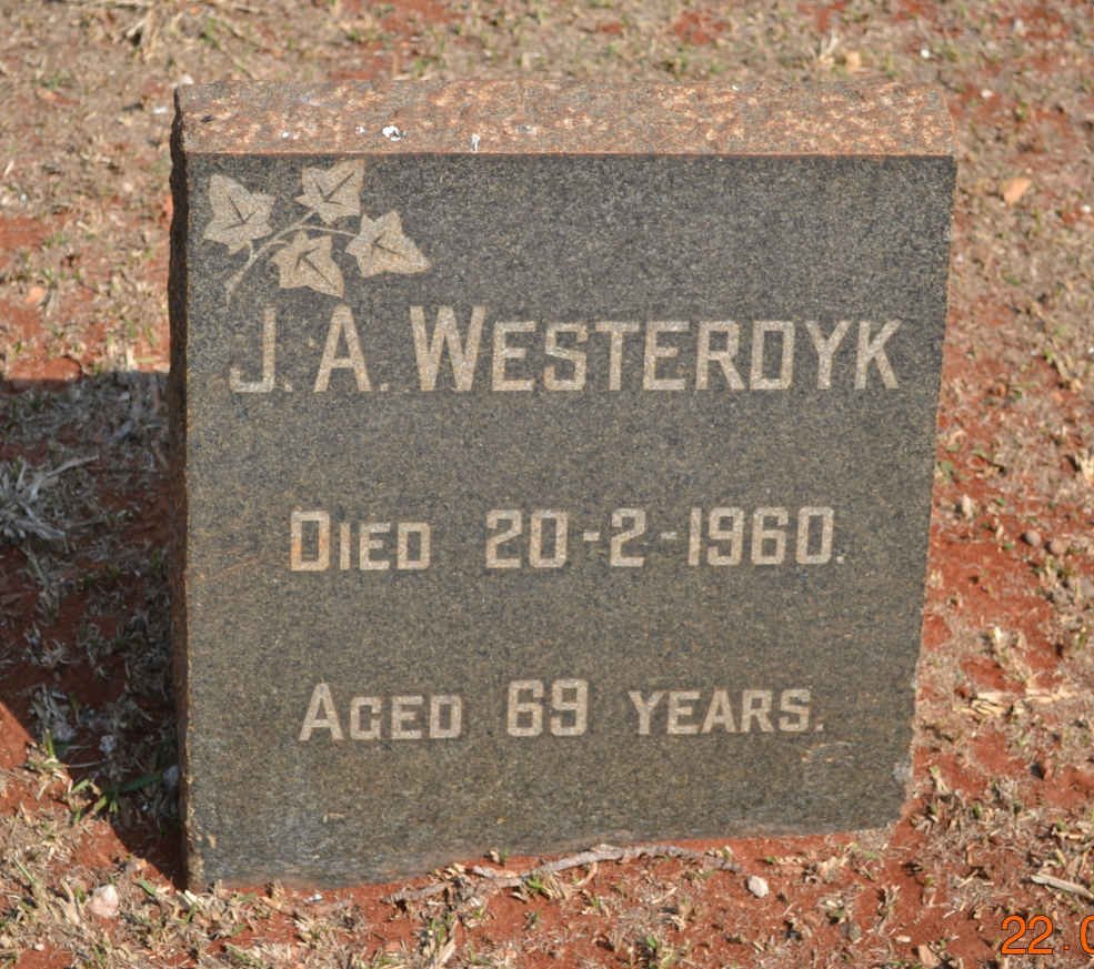 WESTERDYK J.A. -1960