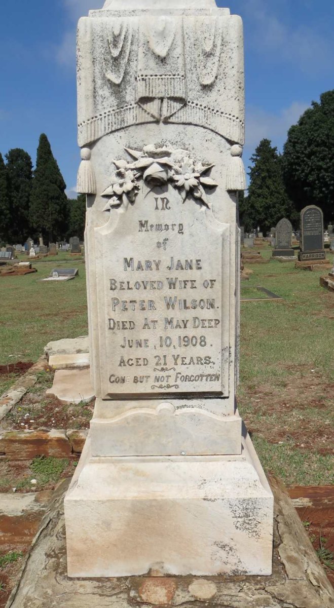 WILSON Mary Jane -1908