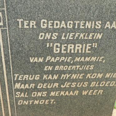 ? Gerrie