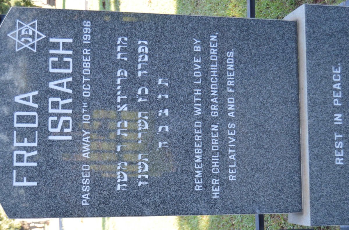 ISRACH Freda -1996