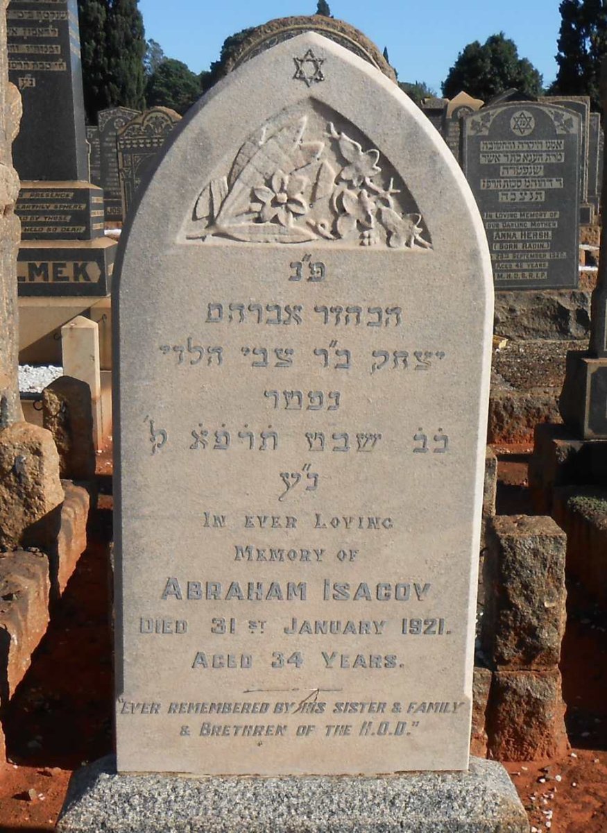ISAGOV Abraham -1921