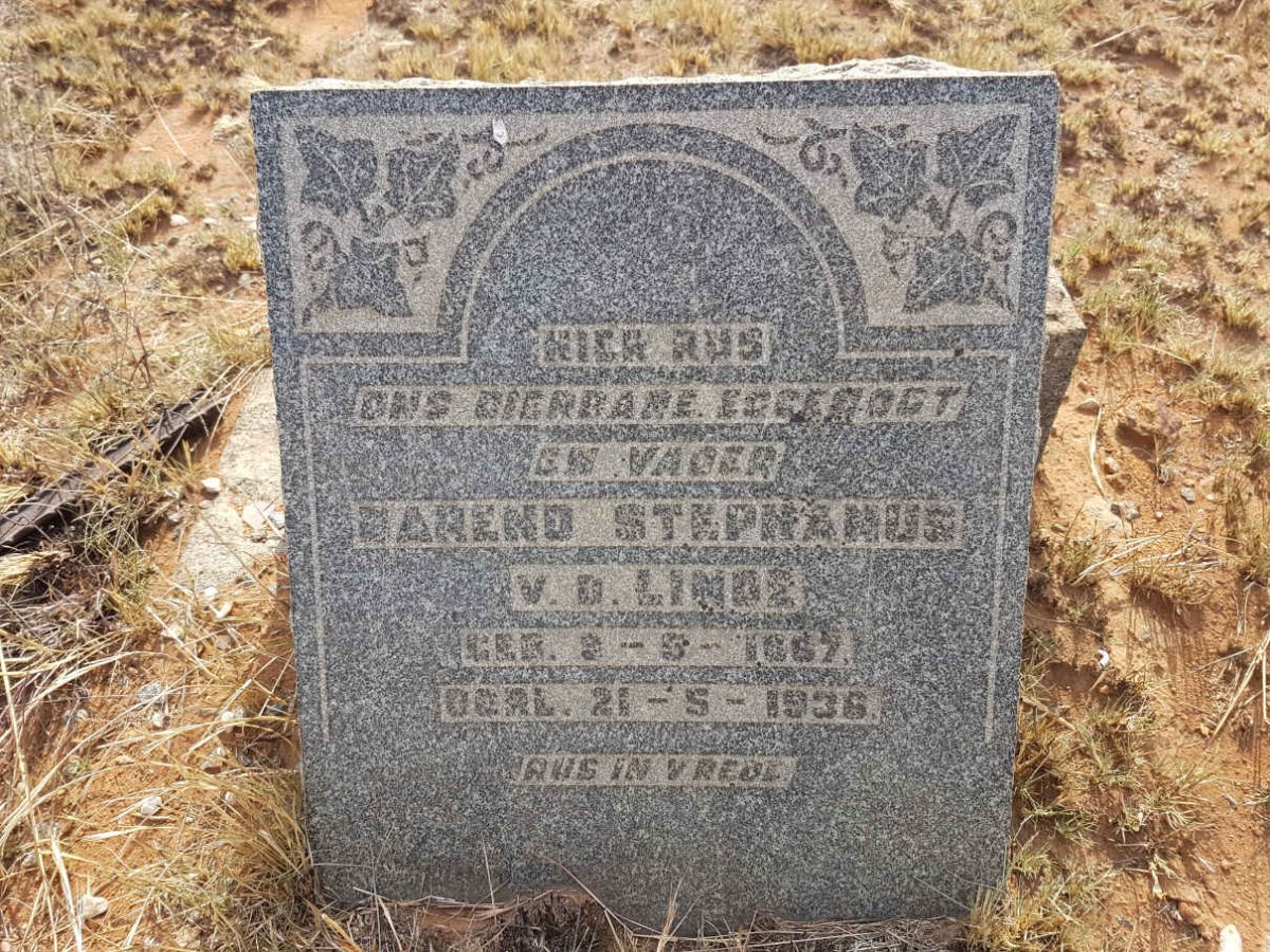 LINDE Barend Stephanus, v.d. 1887-1936