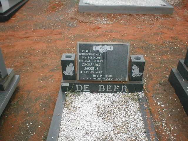 BEER Zacharias Jacobus, de 1928-1987
