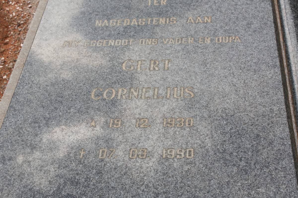 BRITS Gert Cornelius 1930-1990