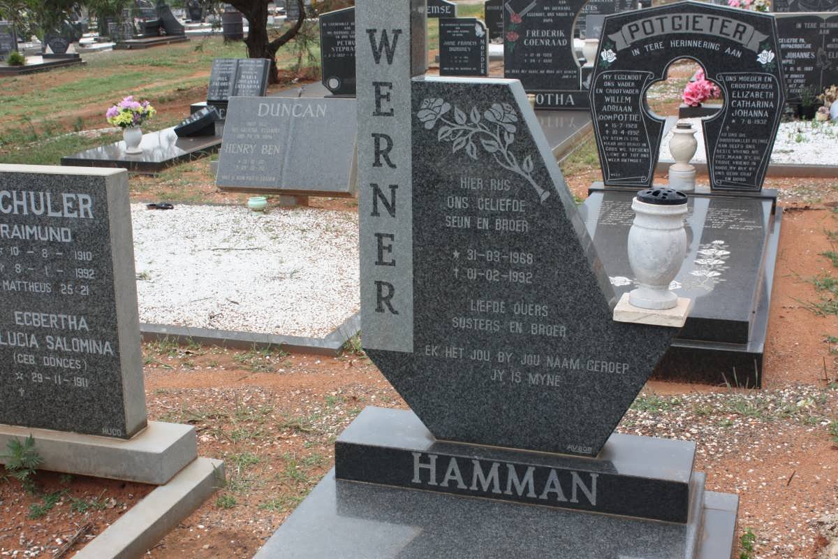 HAMMAN Werner 1968-1992
