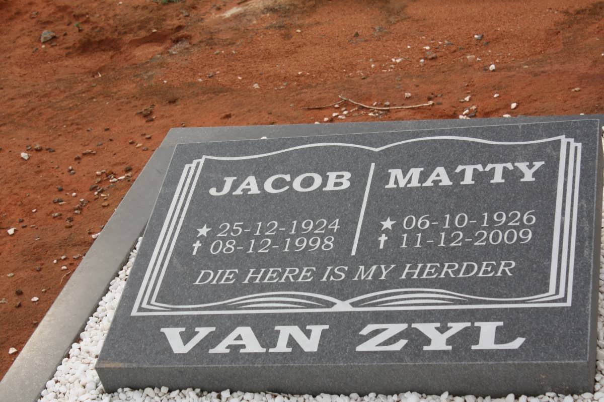 ZYL Jacob, van 1924-1998 &amp; Matty 1926-2009