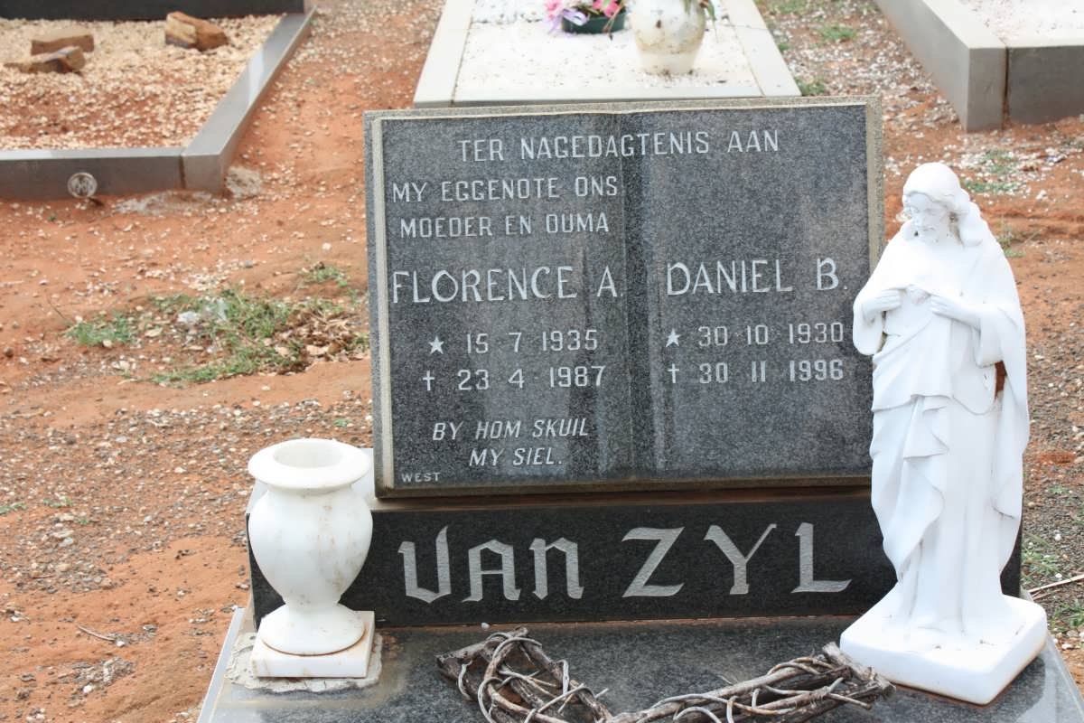 ZYL Daniel B., van 1930-1996 &amp; Florence A. 1935-1987