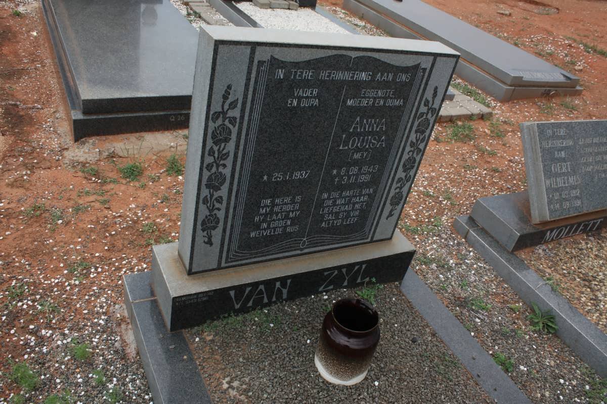 ZYL ? 1937- &amp; Anna Louisa, van MEY 1943-1991