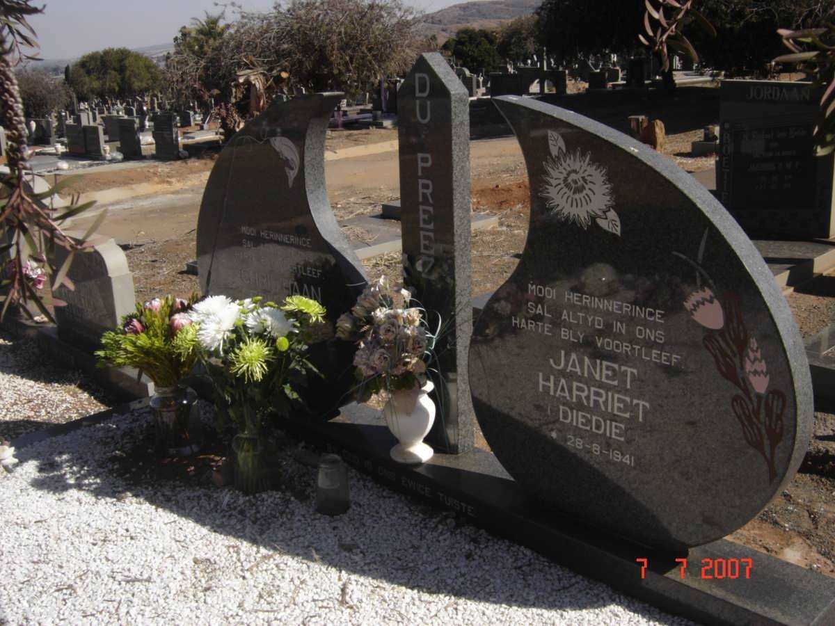 PREEZ Janet Harriet, du 1941-