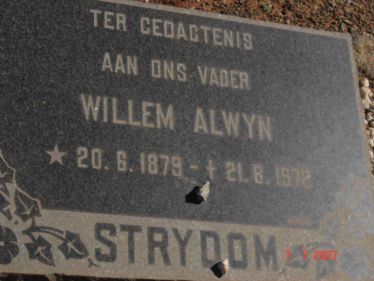 STRYDOM Willem Alwyn 1879-1972