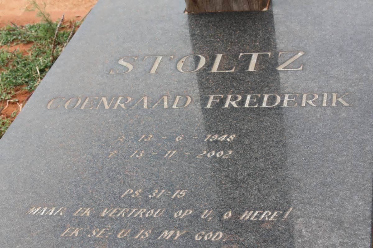 STOLTZ Coenraad Frederik 1948-2002