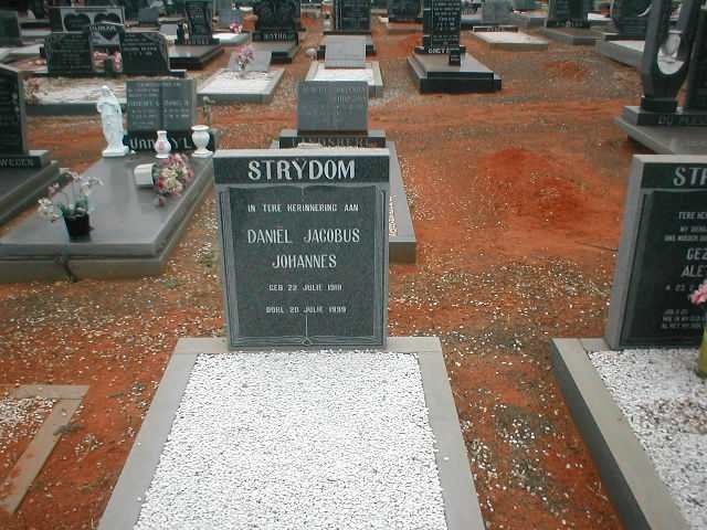 STRYDOM Daniël Jacobus Johannes 1918-1939