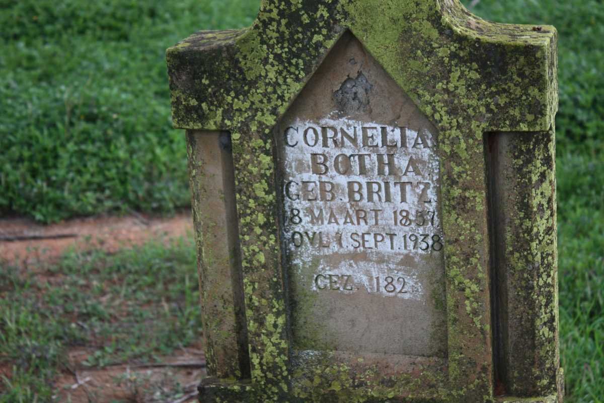 BOTHA Cornelia nee BRITZ 1857-1938