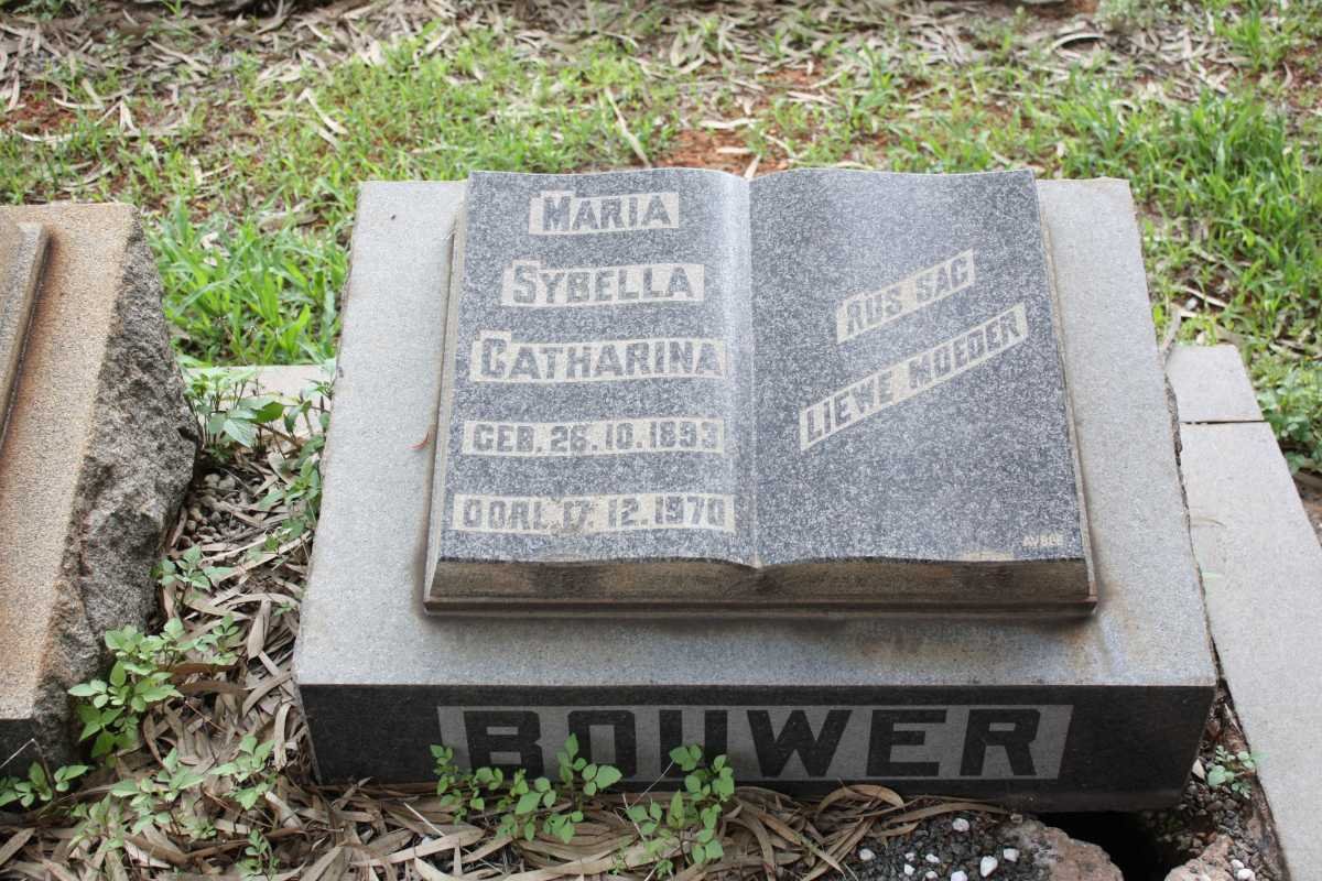 BOUWER Maria Sybella Catharina 1893-1970